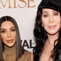 Kim Kardashian and Cher Rock Wigs While Shooting Video in L.A.