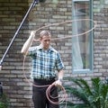 Ryan Gosling Transforms Into Neil Armstrong in 'First Man' On-Set Lasso Pic