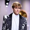 Proud Mom Cindy Crawford Applauds Son Presley Gerber at Paris Fashion Week