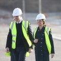 Kate Middleton and Prince William Put on Hard Hats and Neon Vests to Visit Construction Site