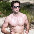 Robert Pattinson Shirtless and Jogging Barefoot on the Beach Will Give You Edward Cullen Daydreams