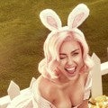 Miley Cyrus Rocks Pastel Pink Hair and Bunny Ears for Easter Photo Shoot -- See All the Pics!