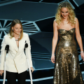 Jennifer Lawrence and Jodie Foster Present Best Actress Oscar in Place of Casey Affleck 