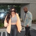 Kim Kardashian Flaunts Her Toned Abs in Skintight Sports Bra While Visiting Kanye West: Pic!