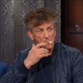 Sean Penn Smokes Several Cigarettes on ‘The Late Show,’ Says He’s on Ambien: Watch! 