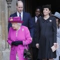 Pregnant Kate Middleton and Prince William Attend Easter Services With the Queen: Pics