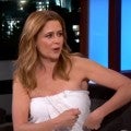 Jenna Fischer Does Entire Interview in a Towel After Her Dress Zipper Breaks!