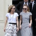 Newlywed Vanessa Paradis Beams as She Steps Out With Daughter Lily-Rose in Paris