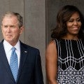 Former President George W. Bush and Michelle Obama Share Sweet Moment at John McCain's Funeral