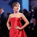 Dakota Johnson Is a Vision in Red at Venice Film Festival -- See the Mesmerizing Gown 