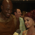 'DWTS': DeMarcus Ware and Lindsay Arnold Talk Shocking Elimination Twist, Wardrobe Malfunction (Exclusive)