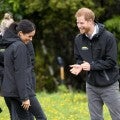 Meghan Markle Beats Prince Harry in Gumboot-Throwing Contest in New Zealand -- Watch!