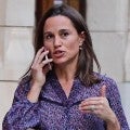 Pippa Middleton Rocks Printed Dress and Sneakers as Due Date Approaches