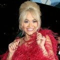 Rita Ora Channels Lady Gaga's Venice Film Fest Look in Stunning Feathered Dress