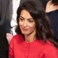 Amal Clooney Is Radiant in Red at Nobel Peace Prize Ceremony