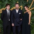 Victoria and David Beckham Bring Brooklyn Out For a Fashion Awards Family Night