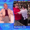 Watch Michael Buble Accidentally Run Into Eric Stonestreet During an 'Ellen' Prank!