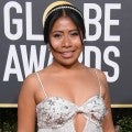 'Roma' Star Yalitza Aparicio Stuns in Silver Sequin Look at 2019 Golden Globes