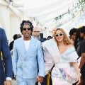 Beyoncé and JAY-Z Color Coordinate in Stylish Pastel Looks for Roc Nation Brunch