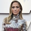 Jennifer Lopez Is a Knockout in Mirrored Dress with Alex Rodriguez at 2019 Oscars