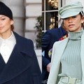 Zendaya Slays Paris Fashion Week in Mint Monochrome & Mary Poppins-Inspired Looks