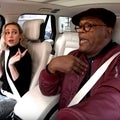 Brie Larson & Samuel L. Jackson Sing Ariana Grande in 'Carpool Karaoke'