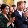 Meghan Markle and Prince Harry's Son Celebrated With Notice of Birth Outside Buckingham Palace 