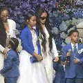 Nipsey Hussle's Girlfriend Lauren London Brings Kids Onstage to Pay Tribute to Him at Memorial Service