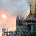 Fire Rages at Notre Dame Cathedral in Paris