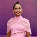 Naomi Scott Stuns in Pink Gown With Dramatic Train at 'Aladdin' Premiere 