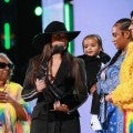 Lauren London and Nipsey Hussle's Family Emotionally Accept Humanitarian Award on Behalf of Late Rapper