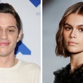 Pete Davidson Leaves Kaia Gerber's Apartment After Lunch Together 