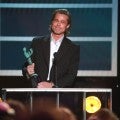 Brad Pitt Jokes About His Tinder Profile in SAG Awards Acceptance Speech and Twitter Has Questions