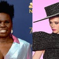 Leslie Jones Cheers on Coco Rocha as She Elaborately Walks in Christian Siriano Fashion Show