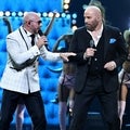 John Travolta Sings and Dances During Pitbull's High-Energy Performance at Premio Lo Nuestro 2020