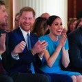 See Prince Harry and Meghan Markle React After Couple Gets Engaged in Front of Them