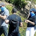 Prince Harry and Meghan Markle Wear Face Masks While Walking Their Dogs in L.A. - Pic