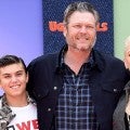 Blake Shelton Showers Gwen Stefani's Son With Kisses on His 14th Birthday