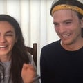 Watch Mila Kunis and Ashton Kutcher Crack Up During Voice Swap Game