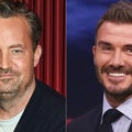 Matthew Perry Jokes About David Beckham’s ‘Friends’ Shirt, He Responds