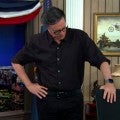 Stephen Colbert Gets Visibly Emotional Over President Trump's Speech