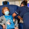 90-Year-Old Grandmother in U.K. Gets First Dose of Pfizer Vaccine