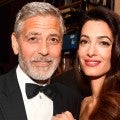 George Clooney Poses With French Policemen While at Lunch With Amal