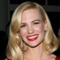 January Jones Slips Into the Same Golden Globes Gown From 10 Years Ago