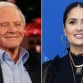 Anthony Hopkins Dances With Salma Hayek to Celebrate His Oscar Win