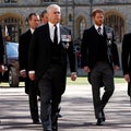 Prince Harry and Prince William Attend Prince Philip's Funeral