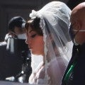 Lady Gaga Is a Blushing Bride on Set of 'House of Gucci'