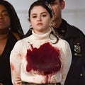 Selena Gomez Seen Covered in Fake Blood on the Set of Her New Series