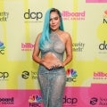 Karol G Rocks Bright Blue Hair & A Shimmering See-Through Look at the  Billboard Music Awards 2021: Photo 4559121, 2021 Billboard Music Awards,  Billboard Music Awards, Karol G Photos