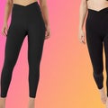 The Aerie Crossover Legging Dupe Loved On TikTok Is 50% Off On Amazon